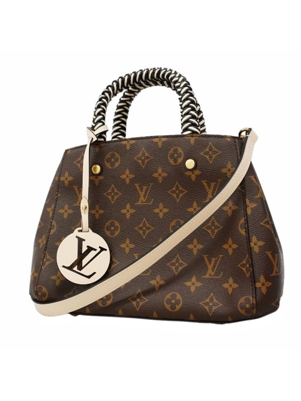 Louis Vuitton Handbag Monogram Montaigne BB Brown 2-Way Bag